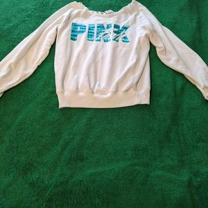 Off shoulder sweatshirt